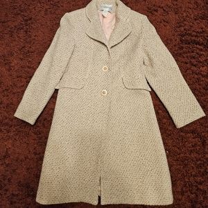 Womens tweed coat size 6